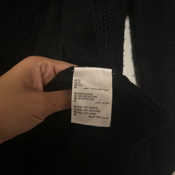 Karen Scott Black cardigan Size PS - Picture 3 of 4